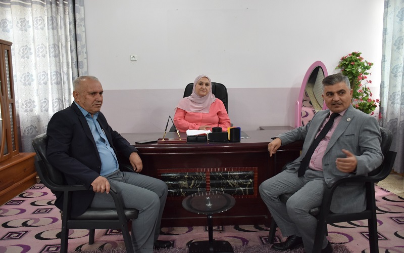 كلية التربية البدنية وعلوم الرياضة تجري زيارة الى معهد الرجاء للمعاقين 