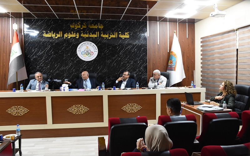 اقرار عنوان رسالة ماجستير في كلية التربية البدنية وعلوم الرياضة 