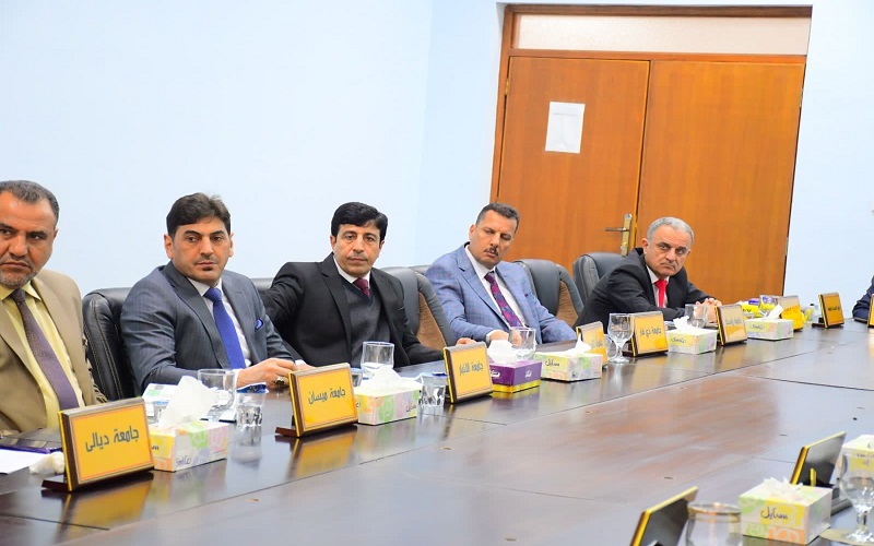 عميد كلية التربية البدنية وعلوم الرياضة يشارك في إجتماع مجلس عمداء كليات التربية البدنية وعلوم الرياضة في العراق