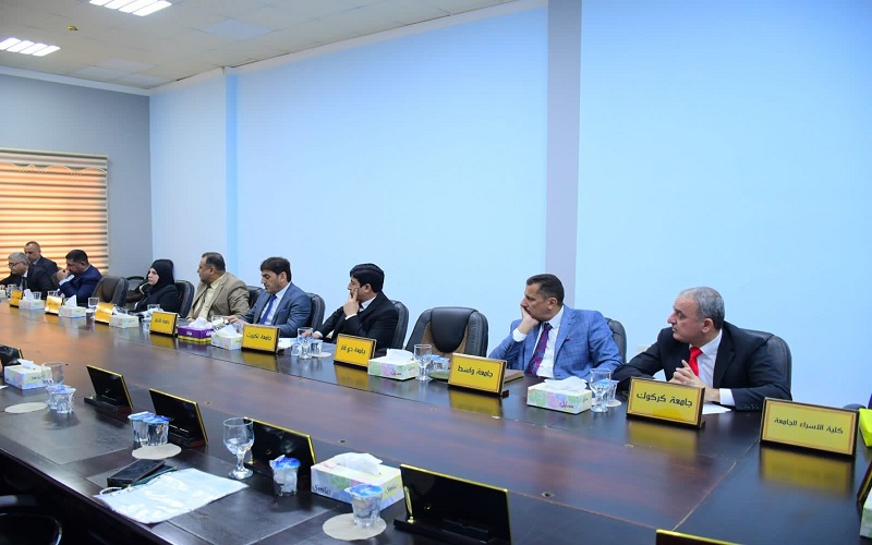عميد كلية التربية البدنية وعلوم الرياضة يشارك في إجتماع مجلس عمداء كليات التربية البدنية وعلوم الرياضة في العراق