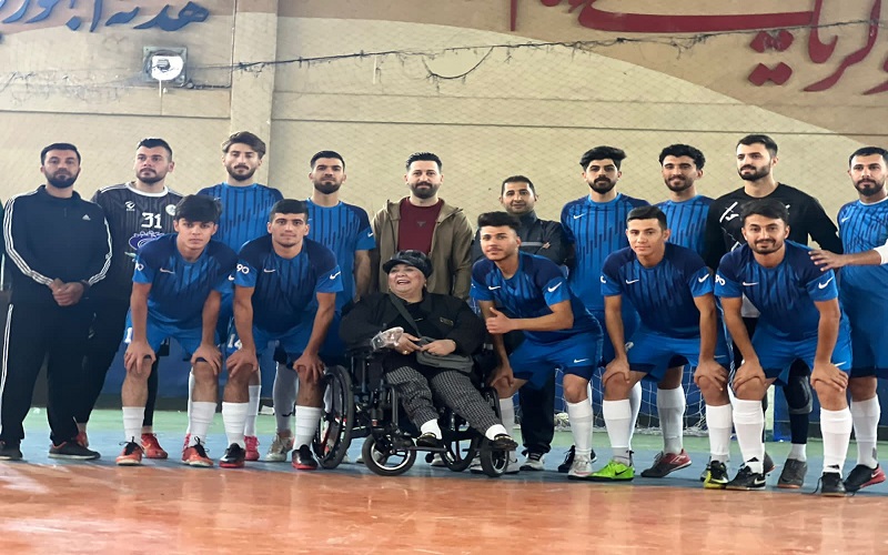 فريق كلية التربية البدنية وعلوم الرياضة يتأهل الى المباراة النهائية لبطولة الخماسي بكرة القدم 