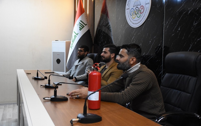 كلية التربية البدنية وعلوم الرياضة تقيم ورشة عمل عن مهام وارشادات وحدة الدفاع المدني    