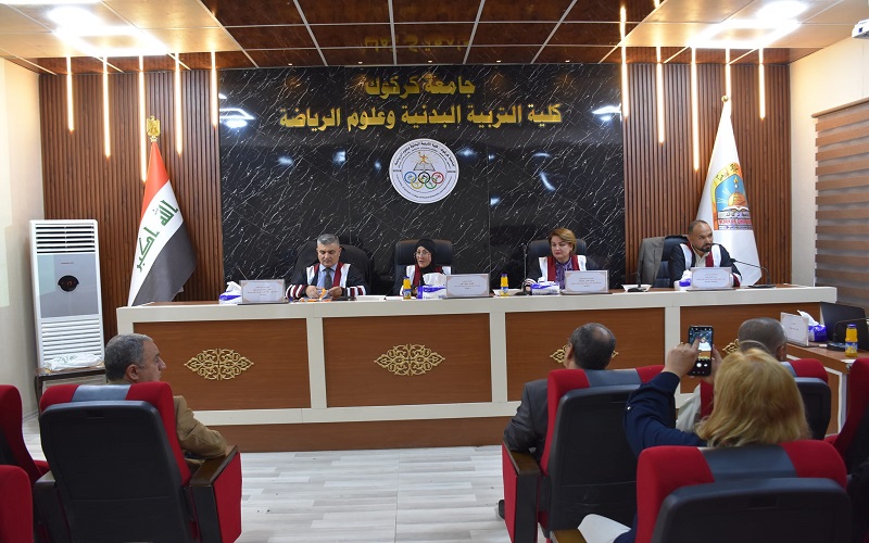 رسالة ماجستير في كلية التربية البدنية وعلوم الرياضة تناقش تأثير تمرينات خاصة بوسائل مساعدة في تحسين بعض القدرات التوافقية والمهارات الاساسية بكرة السلة للطلاب 