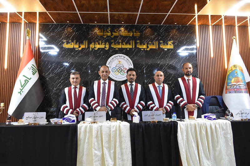 رسالة ماجستير في كلية التربية البدنية وعلوم الرياضة تناقش اثر جدولة التمرين العشوائي المتغير والعشوائي الثابت في تعلم فن الاداء المهاري لبعض المهارات الاساسية بالكرة الطائرة