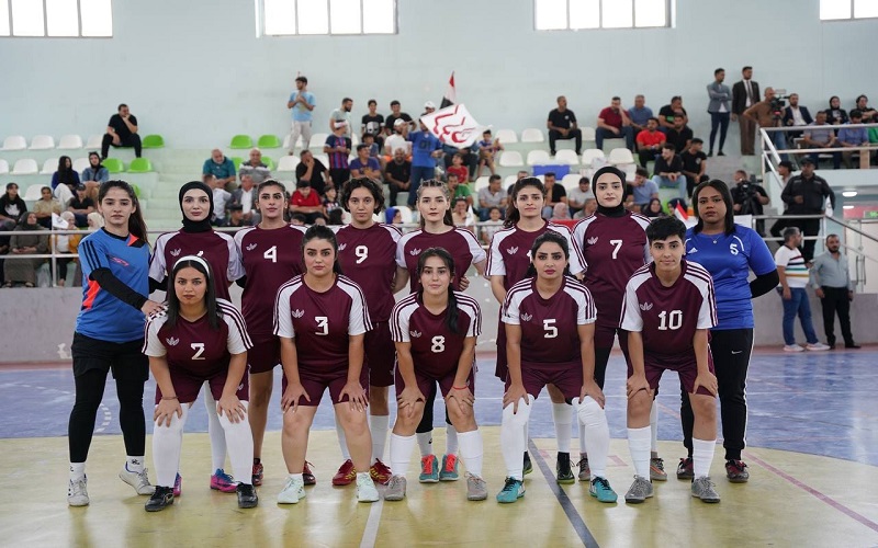 تدريسي يحرز لقب بطولة وزير الشباب والرياضة للسيدات