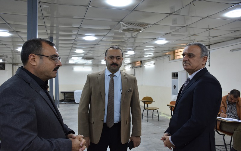 كلية التربية البدنية وعلوم الرياضة تباشر باجراء امتحانات الفصل الدراسي الاول لطلبة الدراسـات العليا