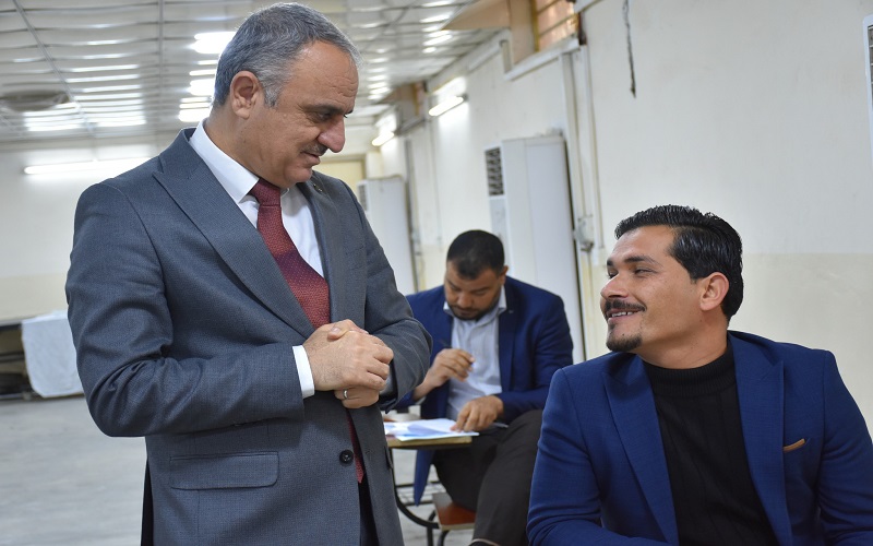 كلية التربية البدنية وعلوم الرياضة تنهي امتحانات الفصل الدراسي الاول لطلبة الدراسـات العليا