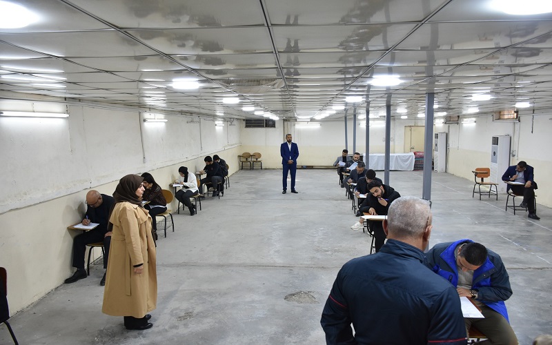 كلية التربية البدنية وعلوم الرياضة تنهي امتحانات الفصل الدراسي الاول لطلبة الدراسـات العليا