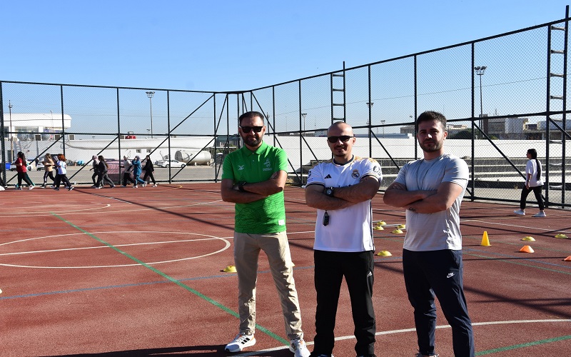 جانب من المحاضرات العملية والنظرية لطلبة كلية التربية البدنية وعلوم الرياضة في جامعة كركوك في مبنى الكلية الجديد .