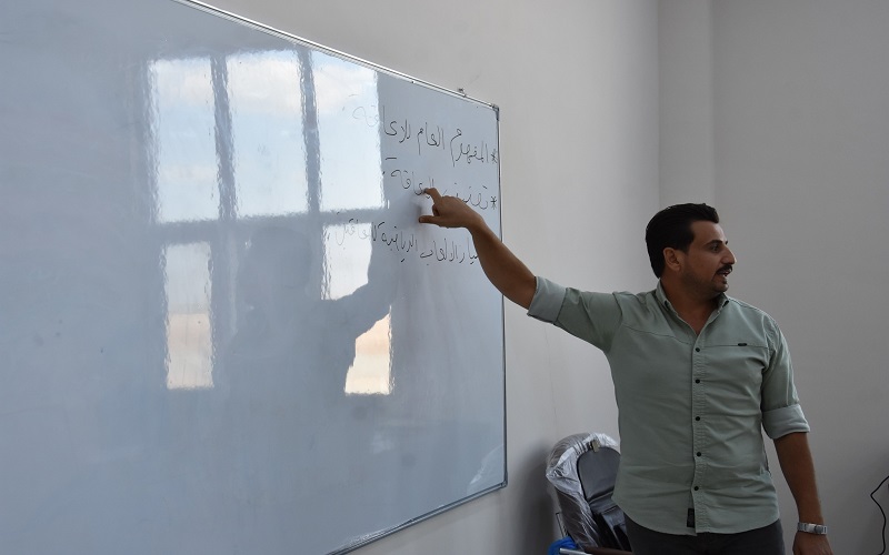 كلية التربية البدنية وعلوم الرياضة تنظم ورشة عمل ارشادية عن الاساليب الرياضية المستخدمة لذوي الاحتياجات الخاصة  