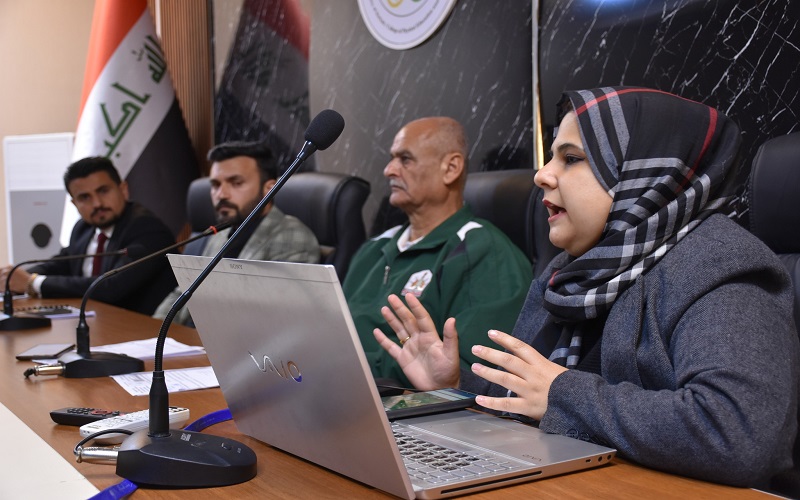 كلية التربية البدنية وعلوم الرياضة تنظم ورشة عمل توعوية عن جريمة الاتجار بالبشر 