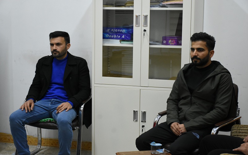 رئيس فرع الالعاب الفردية يعقد اجتماعا مع اعضاء الهيئة التدريسية في كلية التربية البدنية وعلوم الرياضة 