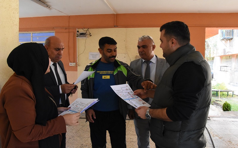 كلية التربية البدنية وعلوم الرياضة تنظم حملة توعوية عن اثار التدخين ومضاره المجتمعية 