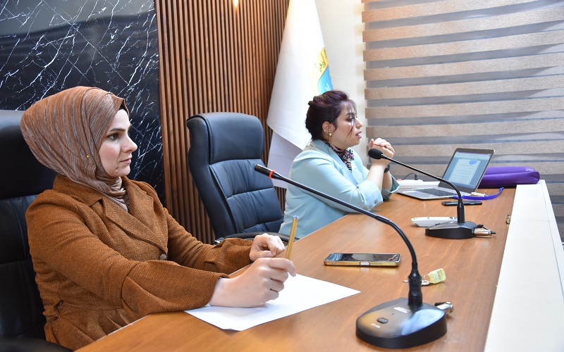 كلية التربية البدنية وعلوم الرياضة تقيم ورشة عمل عن تمكين المرأة مجتمعيا 