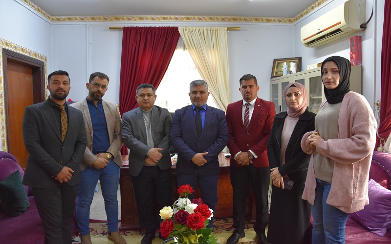 كلية التربية البدنية وعلوم الرياضة تجري زيارة الى دار المسنين في كركوك 