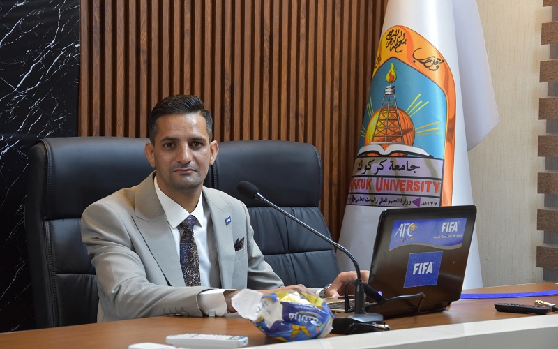 كلية التربية البدنية وعلوم الرياضة تقيم ورشة عمل علمية عن التحليل الفني لمباريات كرة القدم 