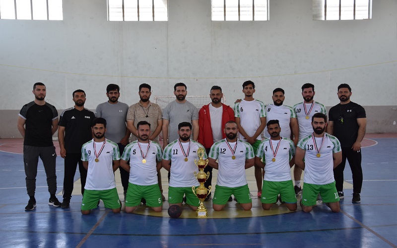 كلية التربية البدنية وعلوم الرياضة تختتم بطولة كرة اليد 