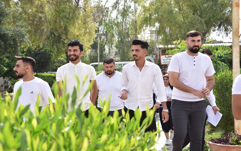 كلية التربية البدنية وعلوم الرياضة تجري الامتحانات النهائية للدور الاول للسنة الدراسية 2023-2024 للدروس العملية 