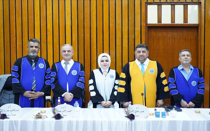 عميد كلية التربية البدنية وعلوم الرياضة يشارك في عضوية لجنة مناقشة رسالة ماجستير حول تخصص الإدارة والتنظيم 