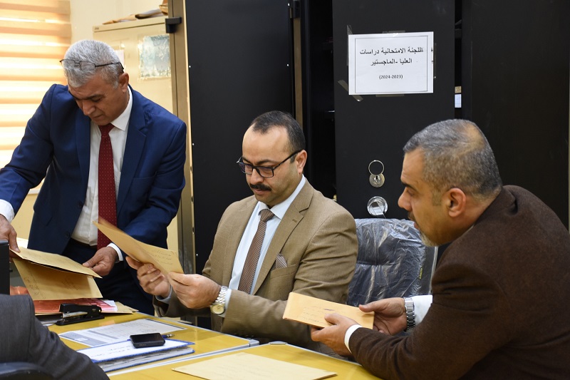 The College of Physical Education and Sports Sciences begins conducting first semester exams for postgraduate students