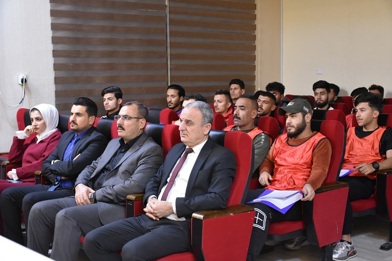 The College of Physical Education and Sports Sciences holds a refereeing course for athletics