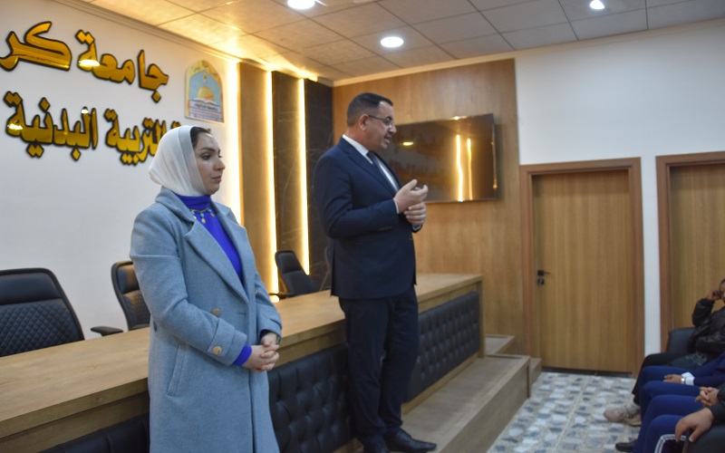 كلية التربية البدنية وعلوم الرياضة  تنظم ورشة عمل 