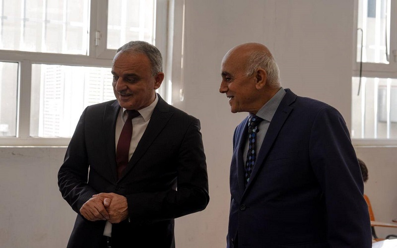 عميد كلية التربية البدنية وعلوم الرياضة يختتم مباحثاته مع عميد كلية القلم الجامعة وينهي الامتحانات المشتركة بين الكليتين