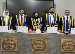 Faculty Member Chairs Master's Thesis Defense at the University of Zakho