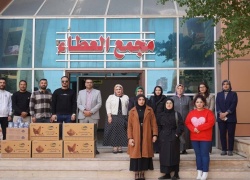 كلية علوم الحاسوب وتكنولوجيا المعلومات تشارك في الحملة التطوعية بمناسبة اليوم العالمي للتطوع