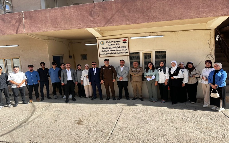 كلية علوم الحاسوب وتكنولوجيا المعلومات تنظم زيارة علمية تعاونية لقسم اتصالات الشرطة