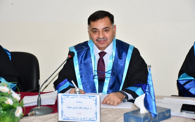 تدريسي من كلية علوم الحاسوب وتكنولوجيا المعلومات يشارك مناقشة دكتوراه في جامعة دهوك