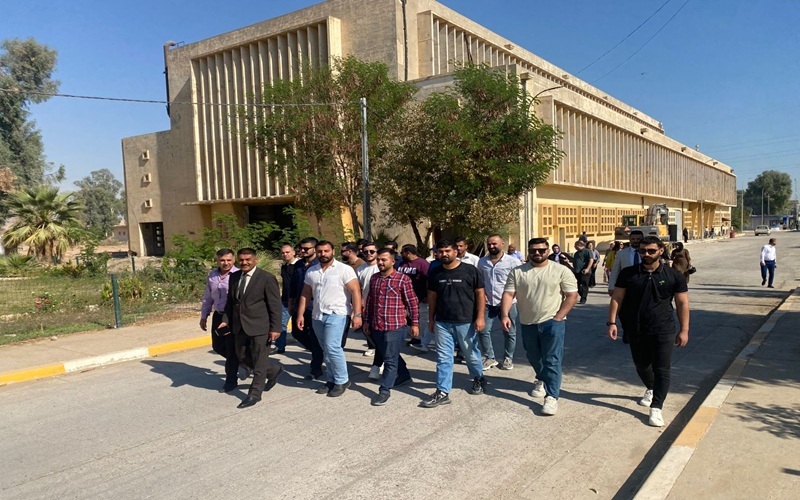 كلية علوم الحاسوب وتكنولوجيا المعلومات تنظم زيارة ميدانية الى محطة كهرباء الدبس