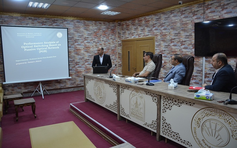 كلية علوم الحاسوب وتكنولوجيا المعلومات تناقش مشاريع طلبة الدراسات العليا (الماجستير)