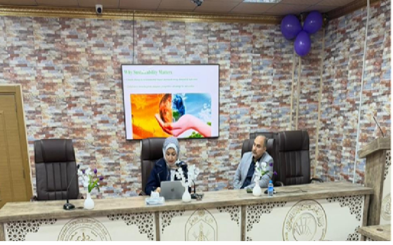 كلية علوم الحاسوب وتكنولوجيا المعلومات تنظم ندوة تخصصية حول الاستدامة الجامعية