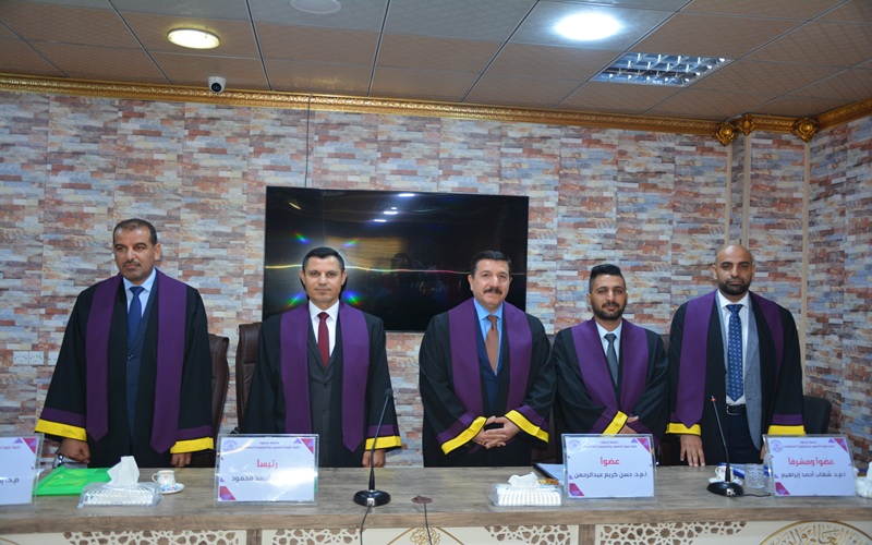  كلية علوم الحاسوب وتكنولوجيا المعلومات تناقش رسالة الماجستير الموسومة ( أزالة الضوضاء من الصور الطبية باستخدام نموذج تقليل التباين الكلي)