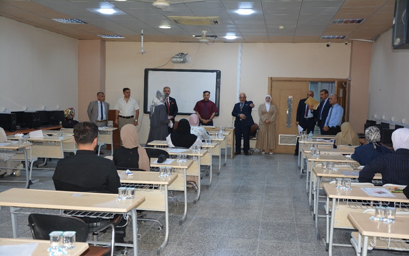 كلية علوم الحاسوب وتكنولوجيا المعلومات تباشر بالامتحانات التنافسية للمتقدمين إلى دراسة الماجستير