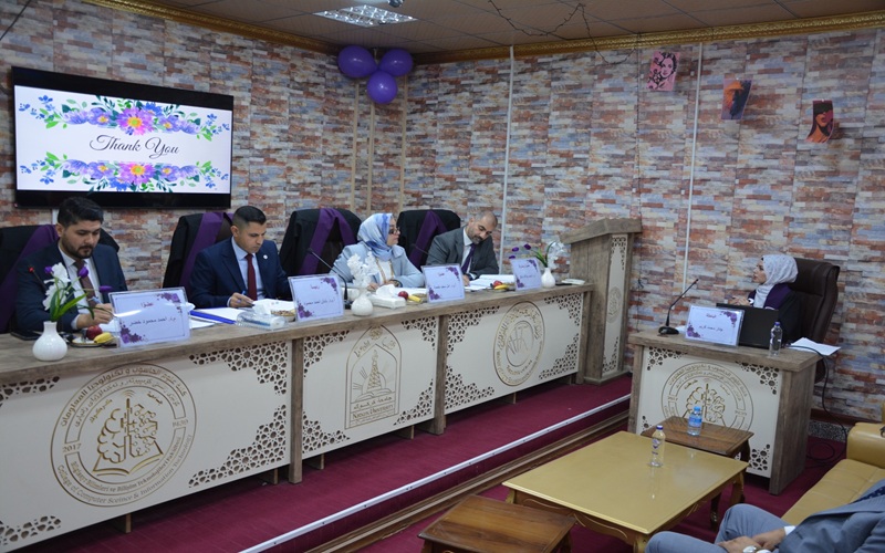 كلية علوم الحاسوب وتكنولوجيا المعلومات تناقش (تعزيز الشفافية في التبرعات القائمة على البلوكجين باستخدام رموز الـNFT على شبكة الإيثيريوم)