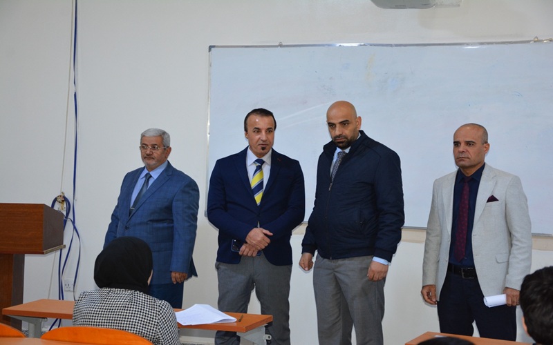 كلية علوم الحاسوب وتكنولوجيا المعلومات تستقبل اللجنة المركزية للامتحانات