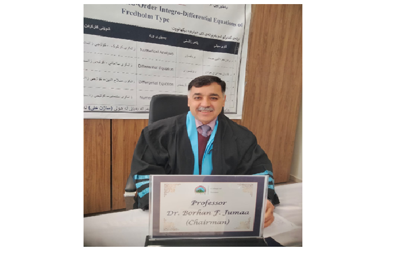 Faculty Member from the College of Computer Science and Information Technology Chairs a Master’s Thesis Defense Committee at the University of Sulaymaniyah