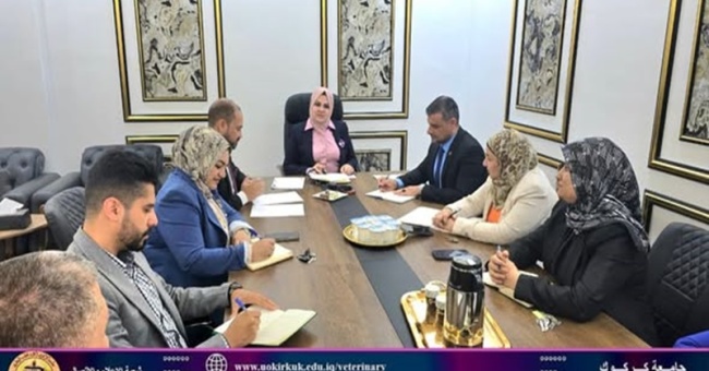 مجلس كلية الطب البيطري يعقد جلسته السادسة