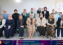 عميد كلية الطب البيطري تشارك في معرض الاعمال اليدوية لطالبات الاقسام الداخلية 