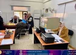 زيارة لجنة تقييم أداء قسم التسجيل وشؤون الطلبة الى كلية الطب البيطري 