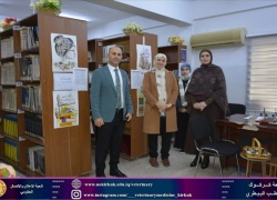 زيارة طلبة كلية التمريض إلى مكتبة الكلية 