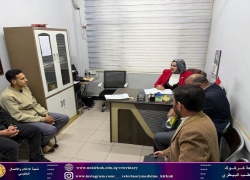 عميد كلية الطب البيطري تتفقد بناية القسم الداخلي