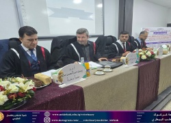 عميد كلية الطب البيطري تشارك ضيفاً في مناقشة رسالة ماجستير 