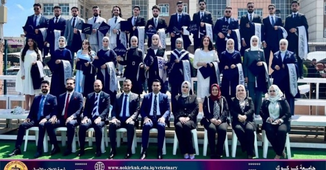 Veterinary medicine students recite the medical oath