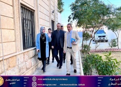 اللجنة المركزية لمتابعة آلية سير الامتحانات تزور كلية الطب البيطري 