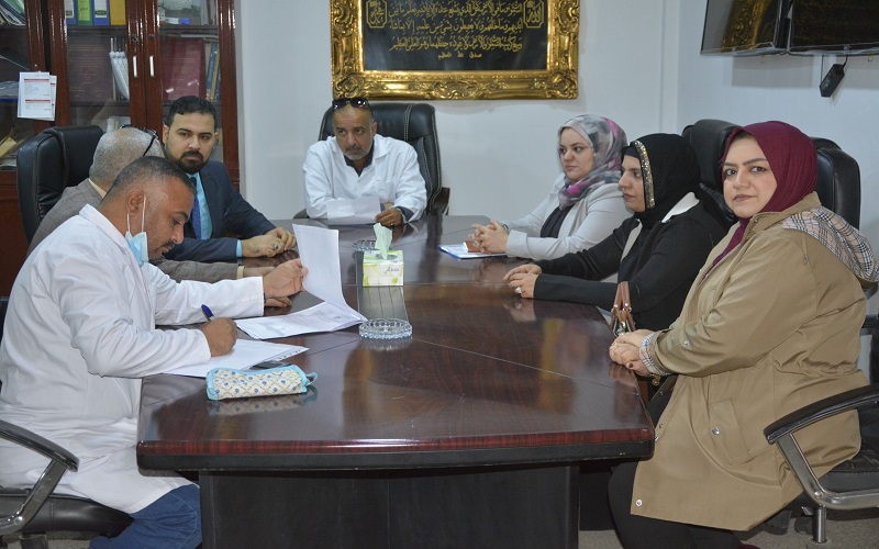 The College of Veterinary Medicine receives the ministerial committee for treating and destroying chemical waste.