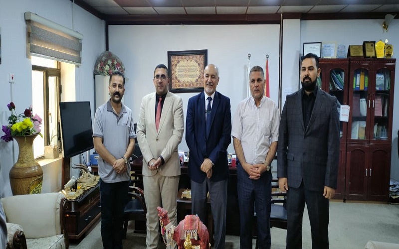 A visit by the Syndicate of Gifted and Creative People to the College of Veterinary Medicine, University of Kirkuk