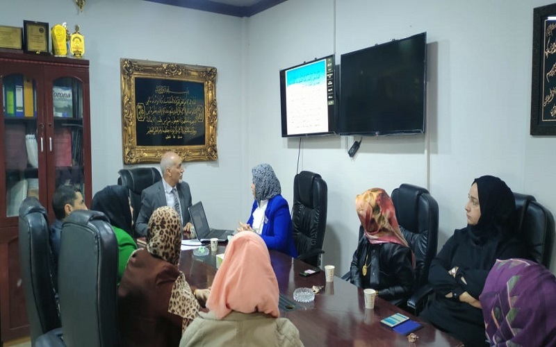 The College of Veterinary Medicine holds a workshop entitled (National and programmatic accreditation standards in the specialty of veterinary medicine) 